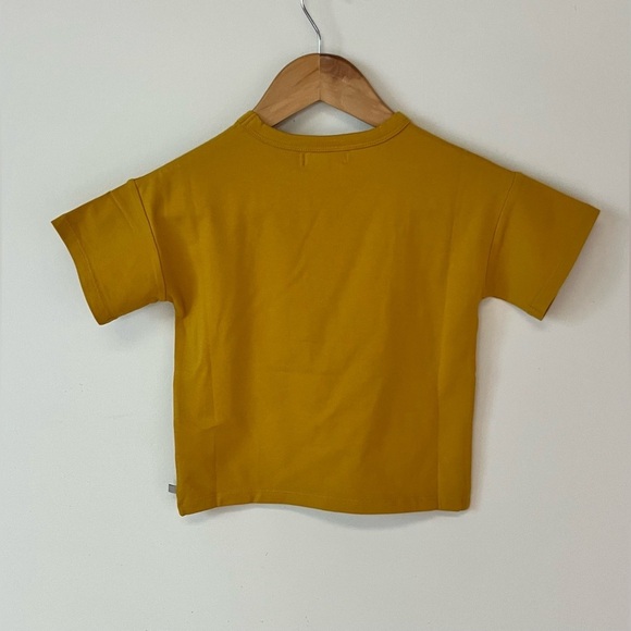 The Sunday Collective Kids Size 3Y Short Sleeve Tee Shirt Honey NWT - Picture 6 of 7